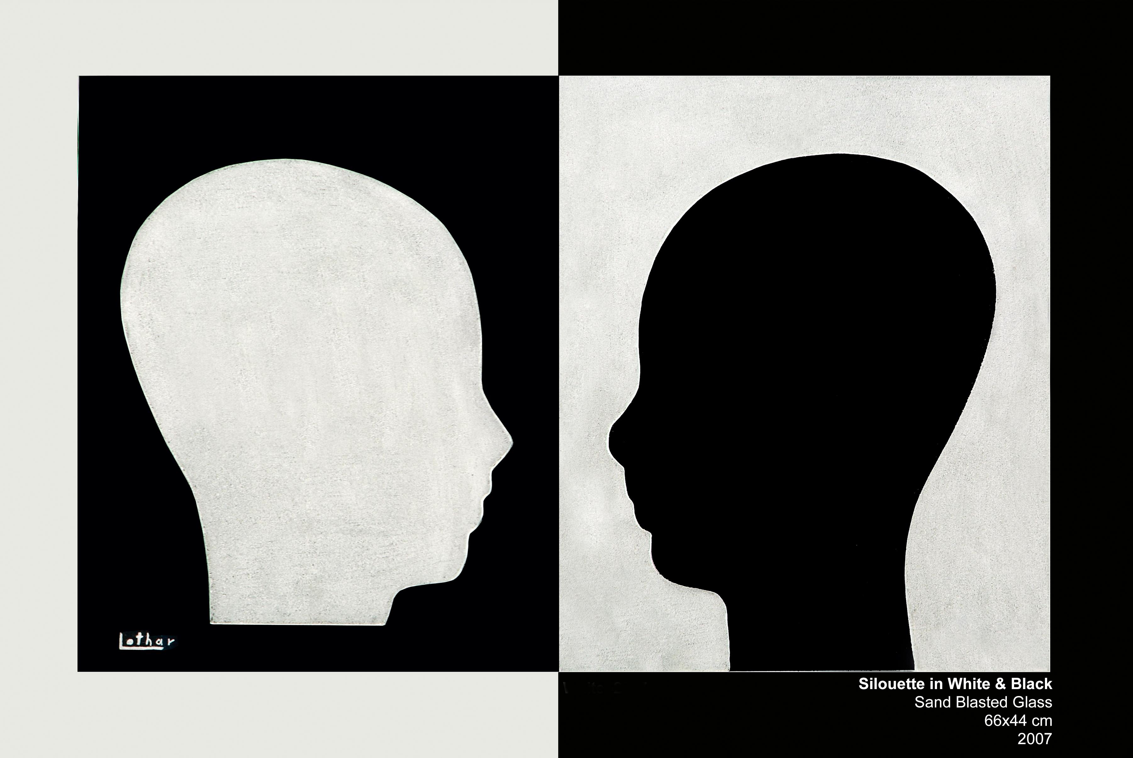 Siloutte Black White